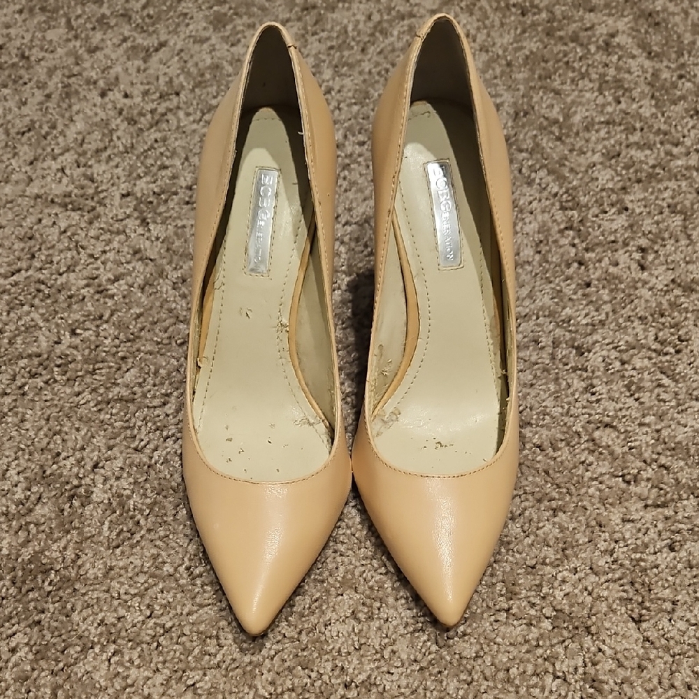 BCBG Classic Beige Heels
